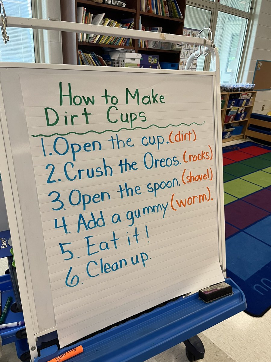 Rangerrynn2's tweet photo. Making Dirt Cups! We wrote, we read, and then we ate! #OneRCE #KinderRangers #Lex1Literacy https://t.co/m1jpcluQiX