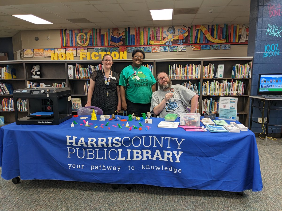 roth_library's tweet image. Thank you to everyone that participated in our family STEAM night and helped make it great for our students! @barbarabushlib #harriscountyesd11 @kleincain #drippinslime