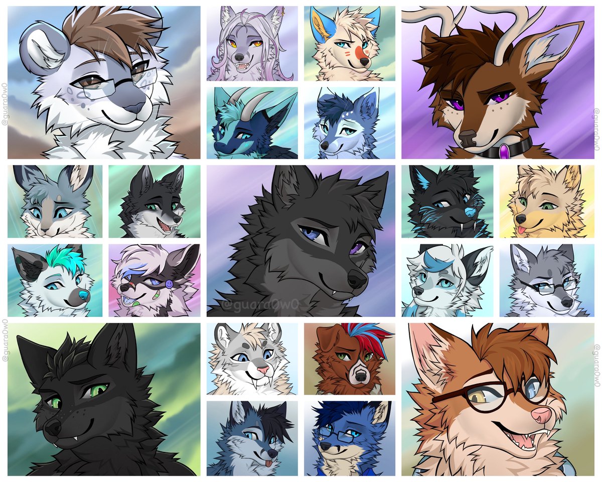 ❤️ 400 followers ART RAFFLE ❤️

The winner will receive an icon/headshot of their character like the examples below.  

 Rules:  
- Like 
 - RT (no quote RTs)  
- Follow me and comment a sfw ref (Optional but very appreciated)  

Ends 21 April 2023, 14:00 pst.