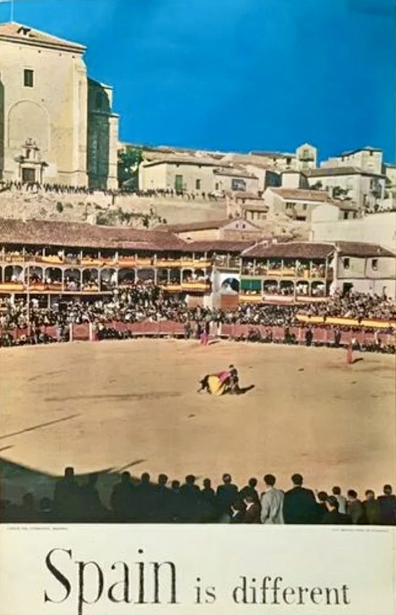 Cartel de promoción turística en los años 60.