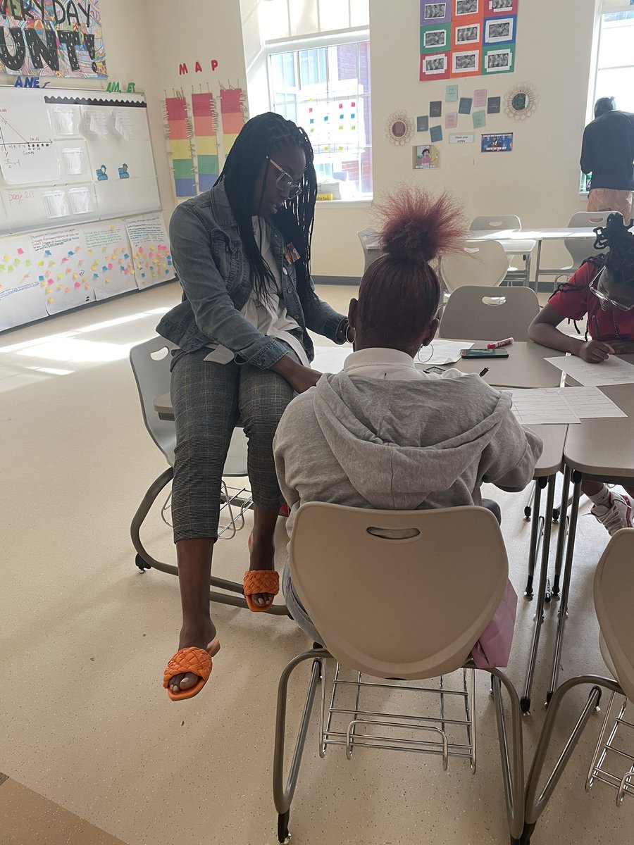 Itsmorethanmath's tweet image. Almost Spring Break and my students are hosting small groups while I host a small group! 

We are preparing for PARCC by building our capacity to develop equations from a data set 😎

#itsmorethanmath