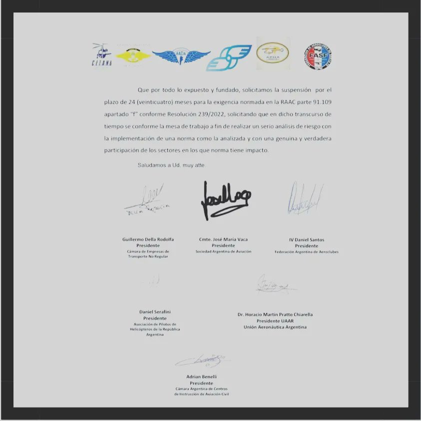 Sociedad Argentina de Aviación tweet media