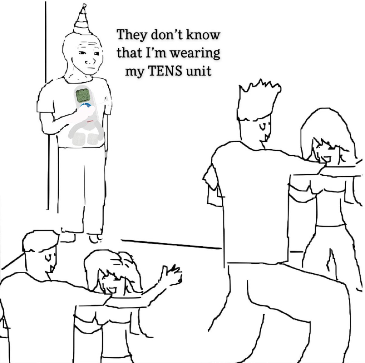 SuppleBecca's tweet photo. me rn waiting for the red line https://t.co/ILcPsEcX0z