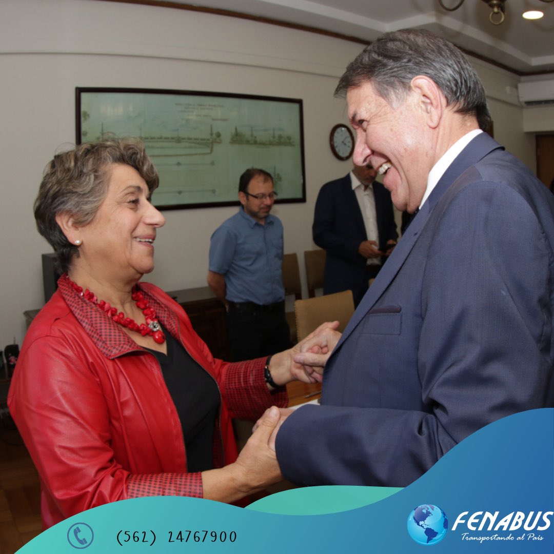 FenabusFg's tweet photo. Con Ministra de Obras Públicas Sra. Jessica López Saffie, temas:
* Peso por eje 
* Multas zona norte y sur
* Activación mesa para planes de contingencia 
* Modernización plazas de peaje
* Modernización de la insfraestructura
* Crear política de concesiones para los terminales https://t.co/xZndt1uNJI