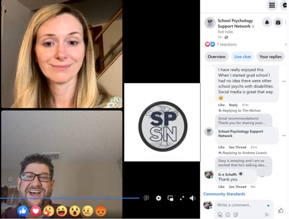 GE_Schaffer's tweet photo. Yesterday, I had the opportunity to speak about being #disabled in #schoolpsychology through the School Psychology Support Network. You can view the recorded session at the link below. Tips for #graduateschools, #students, &amp; SP organizations r discusssd.

https://t.co/zosgyamrd5 https://t.co/KFSs5xvQtB