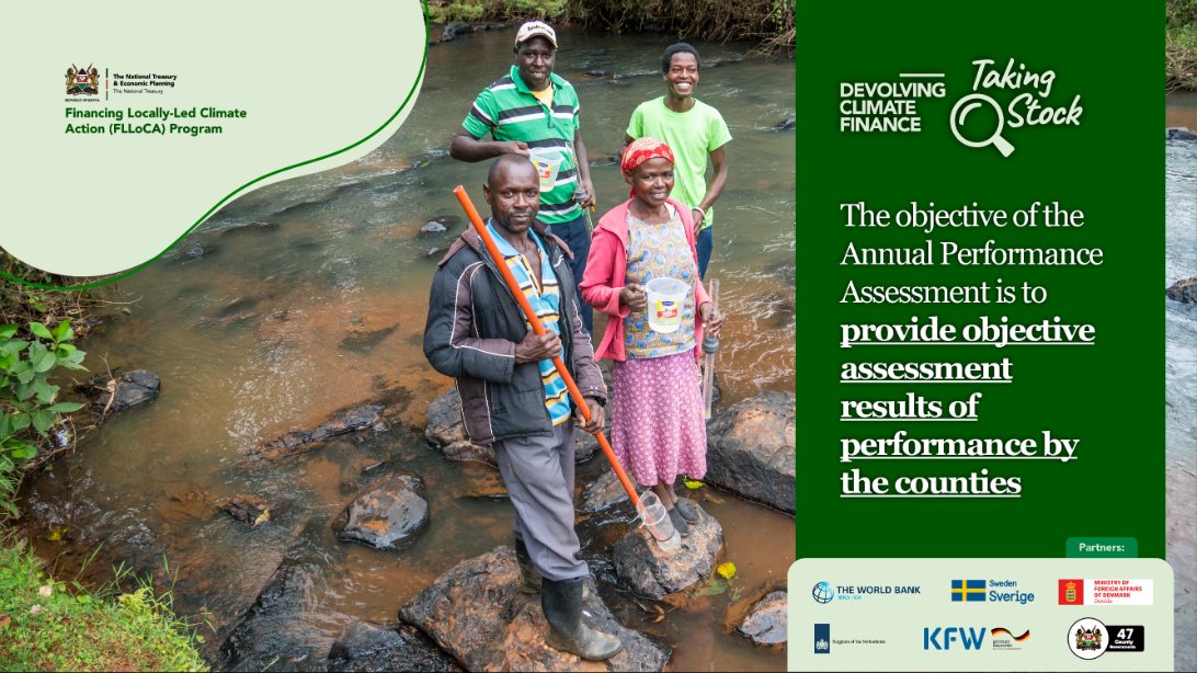climate_ke's tweet image. The objective of the Annual Performance Assessment (APA) is to provide objective assessment results of performance by the counties.

#takingstock #locallyledclimateaction #environmentalsustainability #climateaction #Climatechange #climateactionnow #climatefinance #FLLoCA