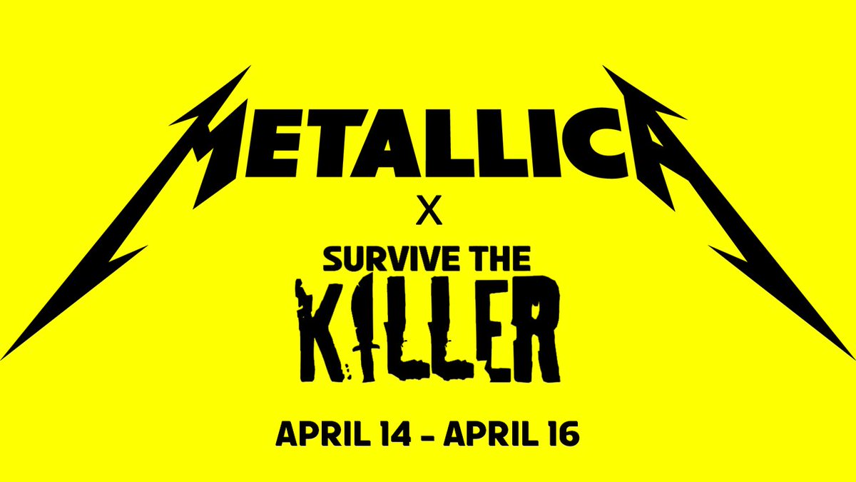 Dev_AnthonyRBX's tweet image. 🤘 Join the @Metallica listening party in Survive the Killer on @Roblox, featuring 3 songs from their new album 72 Seasons!
📜 Players can also complete a small quest to unlock some Metallica-inspired items! Check it out at survivethekiller.com
#Roblox #Metallica #72Seasons