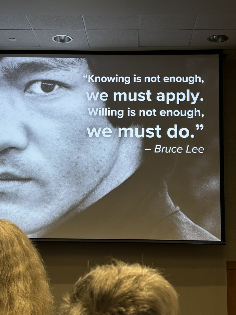 Bruce Lee supports active learning #UCFDigitalLearningDay