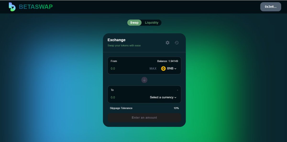 BetaNetworkOfc's tweet image. We Are Excited To Announce That Our #V1Website And #BetaSwap Already Live🥳

CHECK THIS OUT BELOW

V1 website: betaecosystem.com

BetaSwap: betaecosystem.com/swap/#/

To start trading on #BetaSwap, simply visit our website and connect your wallet. 

#BetaNetwork $BETA #BNB