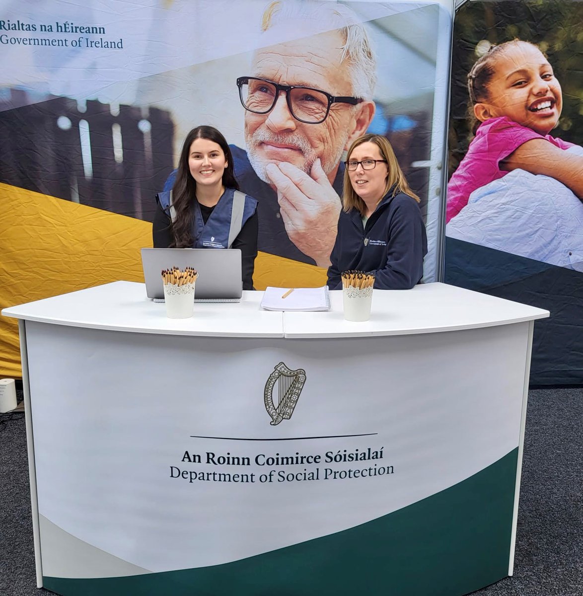 welfare_ie's tweet photo. ✅ Our team are set up at the @SeniorTimesMag 50 Plus Show to share information about all our schemes and services
👋 Drop in and say hello
ℹ️ We're here today and tomorrow, Stand 103 at @TheRDS
#HereToHelp #FreePen https://t.co/haxd6s0YPp