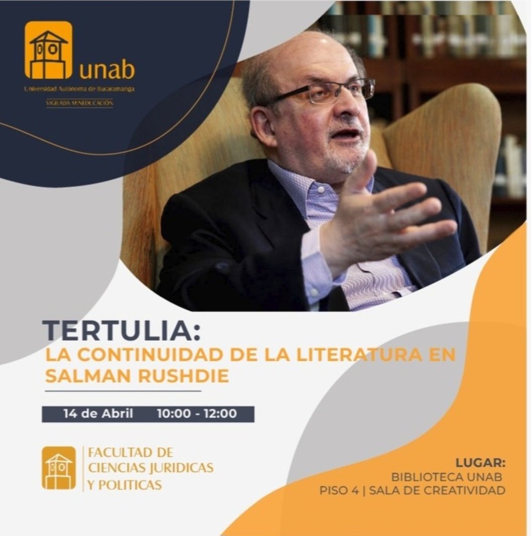 SPaezLeal's tweet photo. Hoy - 10:00 a.m. Colombia - @ExcelsiorUnab nos aproximará a #CiudadVictoria #VictoriaCity de: @SalmanRushdie
Únete
https://t.co/EhBXodRAzG
@unab_online @UnabDerecho #ProfePaez https://t.co/TBiXVUwAiX