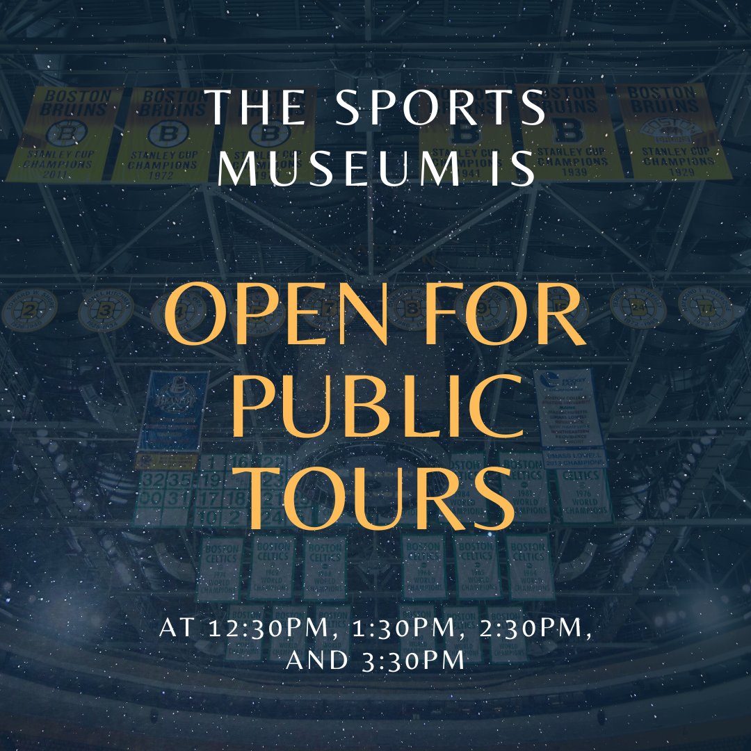 The Sports Museum on Twitter "We are OPEN today for Sports Museum