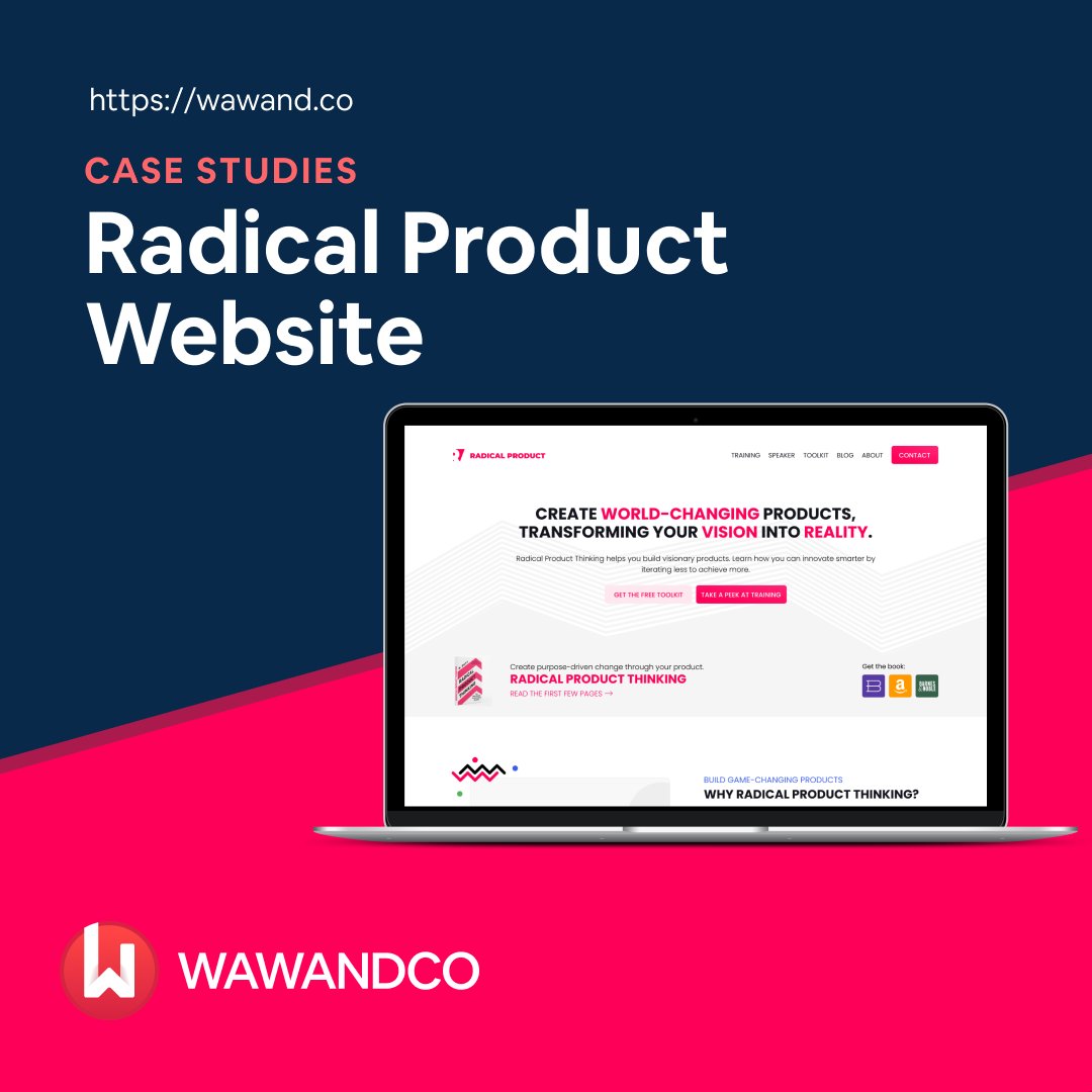 wawandco's tweet photo. Our team worked closely with Radical Product thinking to create a website that embodies their values and vision.👏🏽 🧑🏻💻
We focused on creating an immersive user experience that highlights their services.
Read more about this: ⬇️
https://t.co/SmJVjhjGLo
#CasesStudies #Wawandco https://t.co/TaUky1Bp47