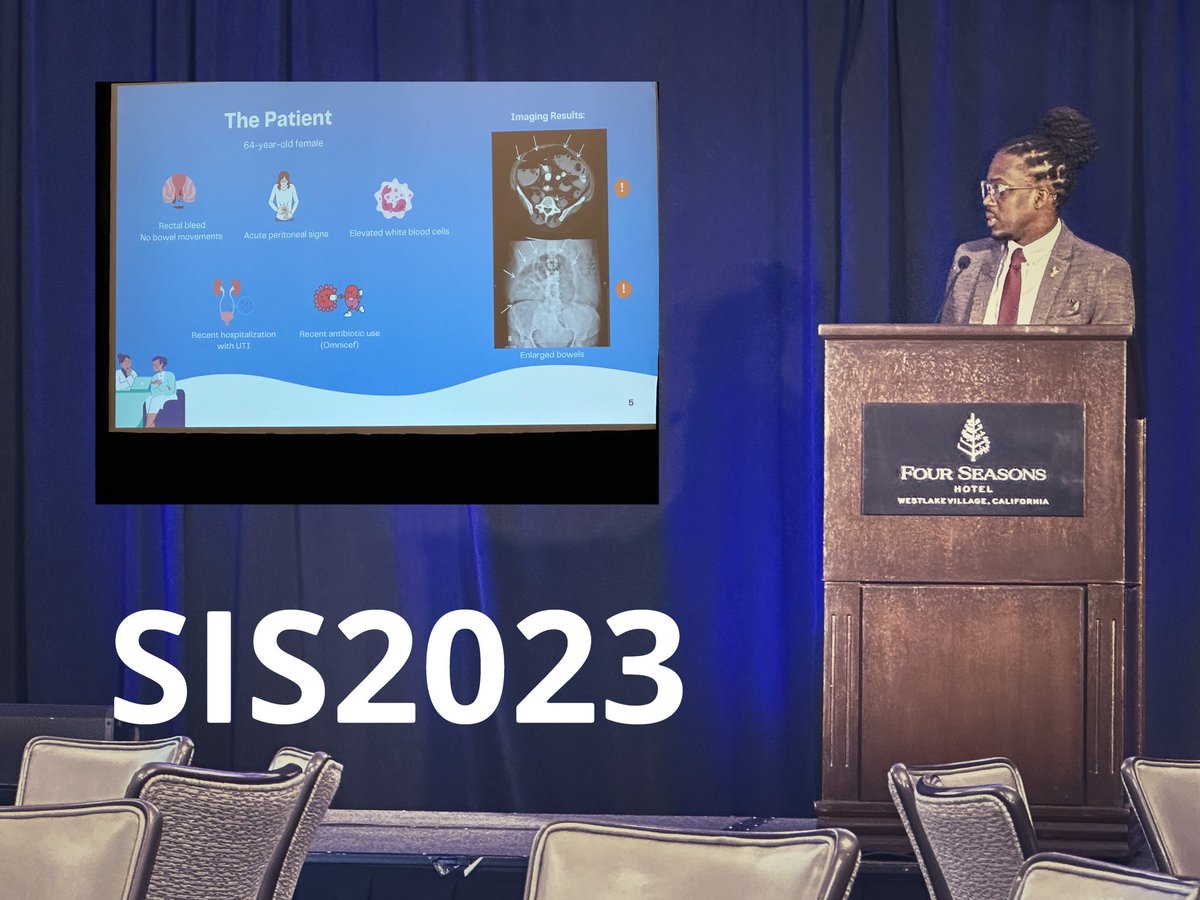 PedsTraumaMan's tweet image. @SurgInfxSoc He has a story to tell. Mr. Vanterpool presents illuminating case report. #SIS2023 @RossMedSchool @acgme @AmCollSurgeons @SocietyofBAS