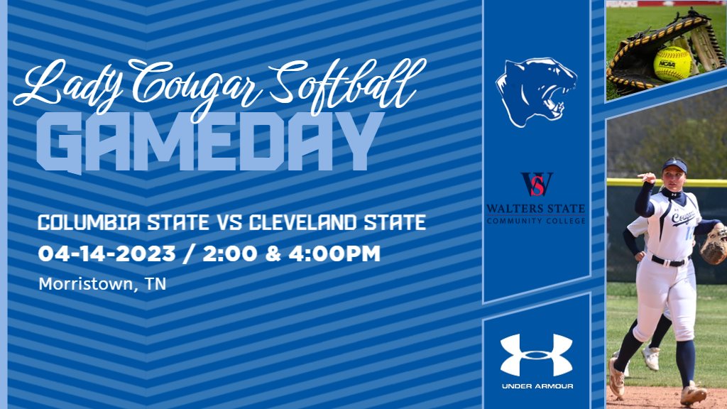 CSCC Softball (@cscc_softball) on Twitter photo Lady Cougar Softball travels to Morristown, TN to take on Walters State this weekend. Todays games start at 2 & 4PM.
#CougCrew #Softball <a href="/TCCAAsports/">Tennessee Community College Athletic Association</a> <a href="/NJCAASoftball/">NJCAA Softball</a> Lady Cougar Softball travels to Morristown, TN to take on Walters State this weekend. Todays games start at 2 & 4PM.
#CougCrew #Softball <a href="/TCCAAsports/">Tennessee Community College Athletic Association</a> <a href="/NJCAASoftball/">NJCAA Softball</a>