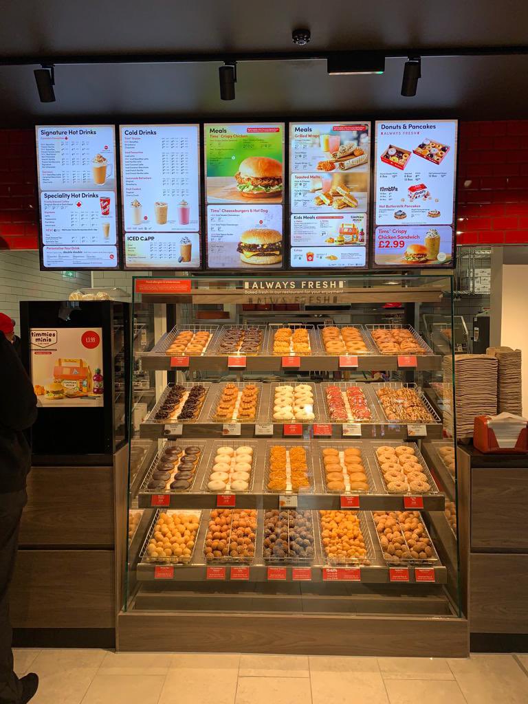 Welcome to Oldham <a href="/timhortonsuk/">Tim Hortons UK</a> looking forward to our newest neighbours officially opening on Monday 17th April 23 - wishing you all the best &amp; many thanks for the exclusive pre-launch VIP visit earlier today &amp; for the Timmy good gifts &amp; delicious donuts #oldhamhour