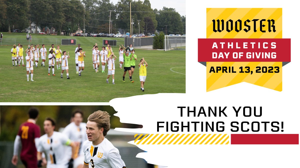 GOOOOOOAAAAAALLLL!  Thanks for the support of <a href="/CoWMSoccer/">COWMS</a> and <a href="/WoosterSports/">Wooster Fighting Scots</a>.  We reached our goals because of YOU.  We are better together and you help create a winning culture of excellence.  #GoScots #ScotsForLife