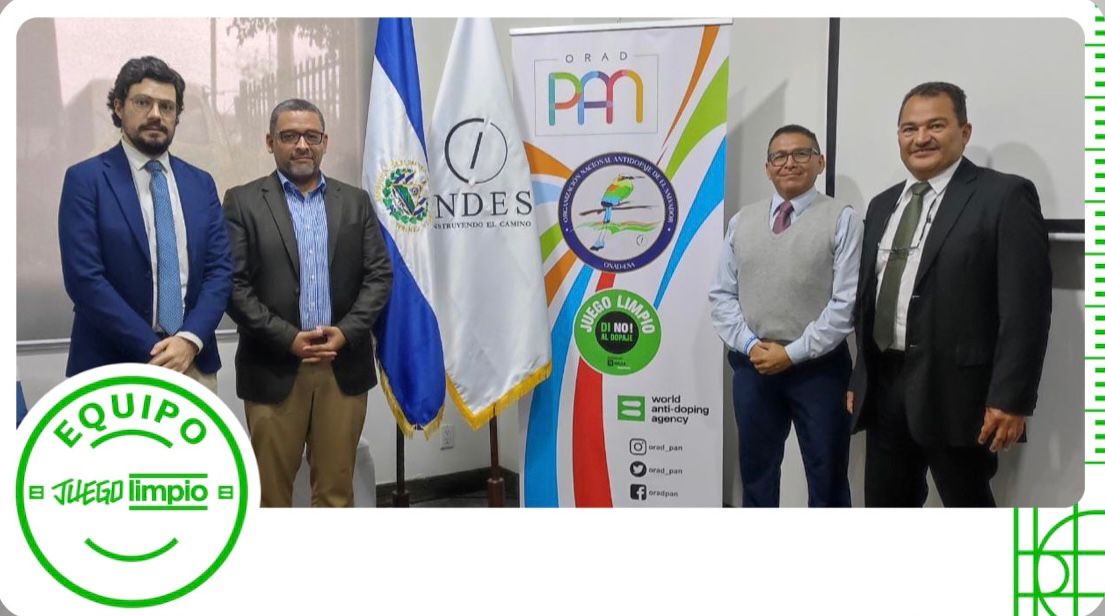 onadesa's tweet photo. La Organización Nacional Antidopaje de El Salvador se une hoy, 14 de abril, a celebrar el día del #juegolimpio, por un deporte honesto, equitativo libre de sustancias o métodos prohibidos que puedan afectar la salud de los atletas y la sana competencia!
@wada_ama @ORAD_PAN https://t.co/95OR9UybZ2
