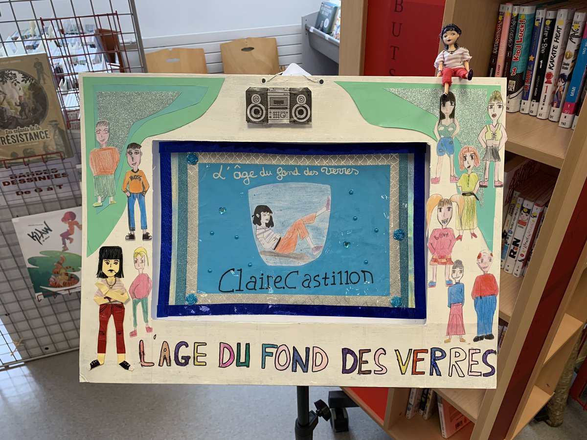 Claire Castillon à la rencontre des élèves de 6ème pour son livre « L’âge du fond des verres » dans le cadre du prix des Inco. Échanges, explications, découvertes, interrogations, présentations, une journée riche, intense mais tellement intéressante.