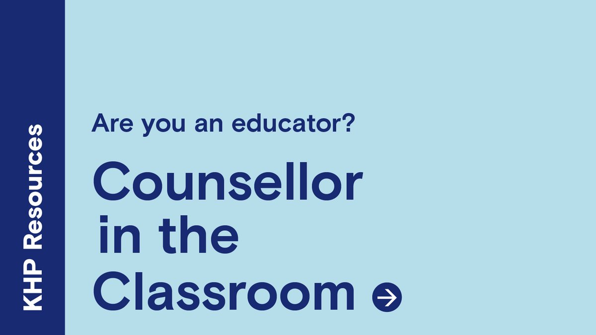 Are you an #educator? Check out our Counsellor in the Classroom program, which allows you to bring a counsellor-supported discussion about #mentalhealth and well-being directly to your students. For more information, tap the link. bit.ly/3ZOt5kP