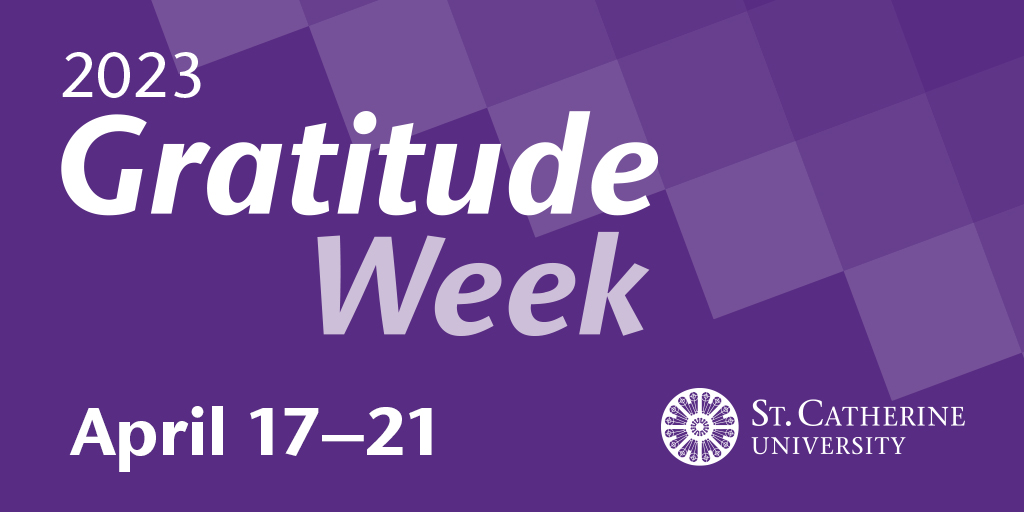 Next week is Gratitude Week! On April 17-21, we’re celebrating the generous spirit of the Katie Community. Be on the lookout for events, prizes, raffles, and contests next week! 
#GratitudeWeek #mystkates  

stkat.es/40GjTPC