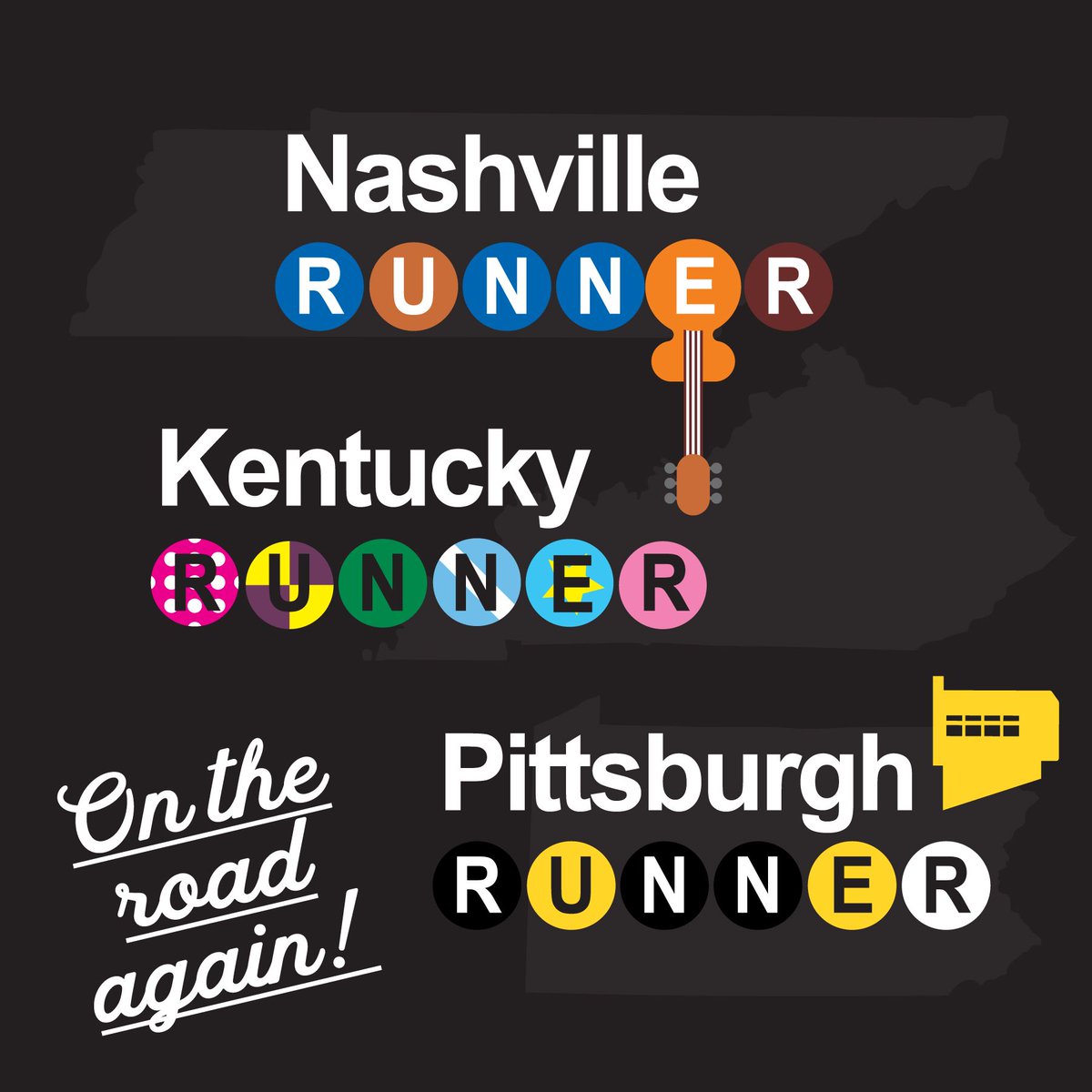 raw_threads's tweet image. We cannot wait to hit the road next week to Nashville, Kentucky, and then Pittsburgh! 🚚 Will we see you there for any of the race weekends?  Let us know below! ⬇️ @runrocknroll @kyderbyfestival @pghmarathon #RawThreads #RawThreadsClub #RunEveryDay #HalfMarathon #Marathon