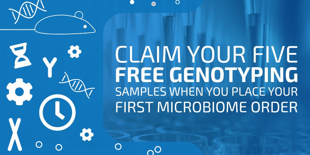 Transnetyx's tweet image. Research reproducibility matters!

At Transnetyx, we believe every researcher should have the most efficient path to discovery. So, we&apos;re offering 5 FREE #GENOTYPING SAMPLES through April when you order a Transnetyx #MicrobiomeAnalysis test!

Claim yours: info.transnetyx.com/mb-offer-2023