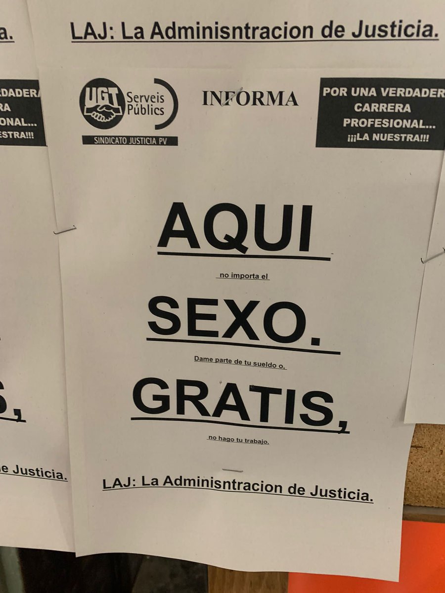 M_Torrijos7's tweet photo. Vergonzoso por calificarlo suavemente,el panfleto de UGT sobre huelga Justicia. Pero el jefe publica arco iris nacidos de la propia sede del sindicato. Esa cutrez? Tan pocos fondos para una  buena propaganda? https://t.co/wL4zChBPsc