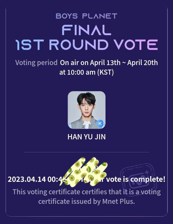 babiepali's tweet image. Mulbokdans #plzRT 
⭐ 04.14 글로벌 투표 인증~⭐
🐰 FINAL VOTE ALERT 🍑 
Han Yujin, 2 rank dropped.
『 𝙃𝙀 𝙄𝙎 𝙉𝙊𝙏 𝙎𝘼𝙁𝙀 𝘼𝙏 𝘼𝙇𝙇 』
。。。PLEASE VOTE HAN YU JIN。。。
#한유진 #HANYUJIN #ハンユジン 
#韩维辰 #보이즈플래닛 #BOYSPLANET
#YUJINFORONEPICK
