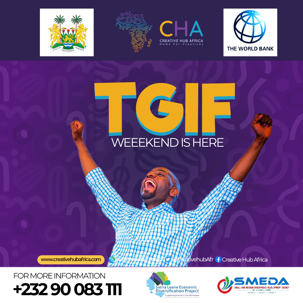 CreativehubAfr's tweet photo. Phew, it’s FRIDAY!!
Let’s flashback to @ShadowBoxxer's listening party hosted at  #creativehubafrica.
#cha #reimaginecreativity #creativehubsl #salone #creativity https://t.co/pJHstSInBs