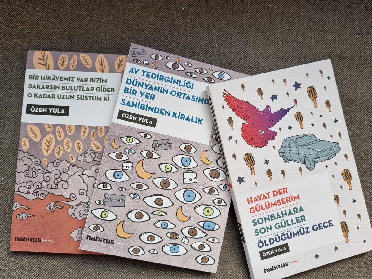 Erken bir ölüm bekliyordum, olmadı [...] Siyah-beyaz bir film gibi geçmedi hayat...O filmlerde duvara vuran gölgeler gibi, hayat dedikleri bu şey...Bir görünüyor ışıkta, sonra kayboluyor... [...] Zalim bir dünyaya uyumak istiyorum...Huzurlu bir yerde uyanmak... Sahibinden Kiralık