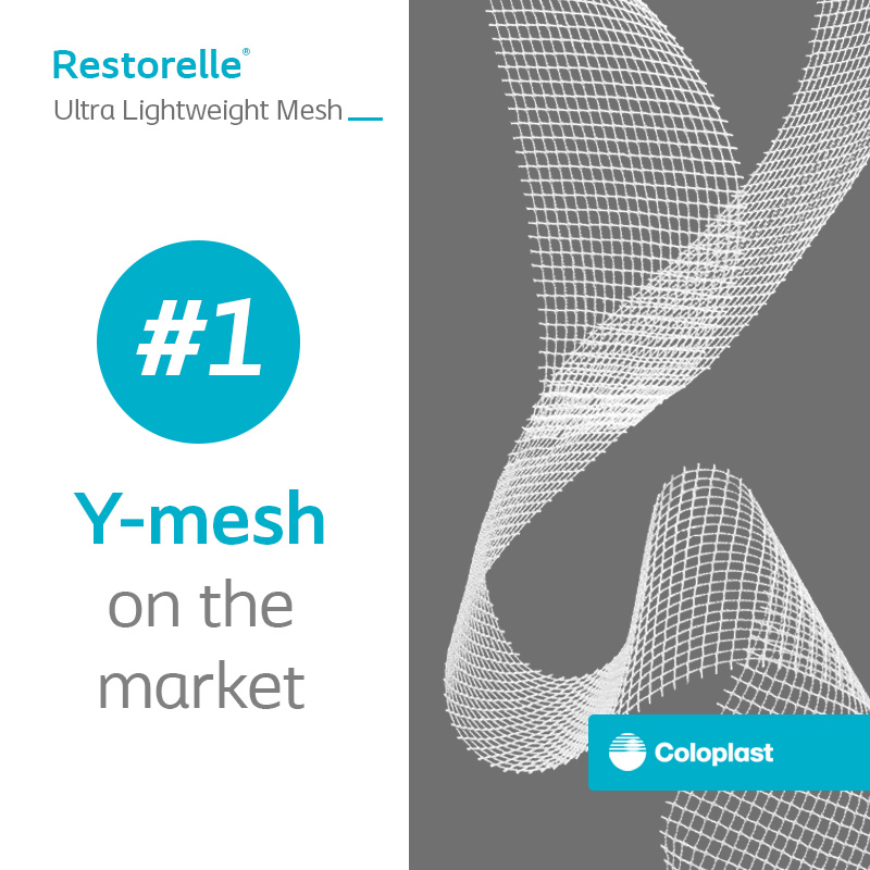 Extensively studied. Consistent results. Gold standard procedure.
This compendium summarizes the clinical evidence for efficacy and safety of #Restorelle Ultra Lightweight Mesh. Learn more: coloplast.to/rcctw

For ISI click here: coloplast.to/1vln

#UroSoMe #Coloplast