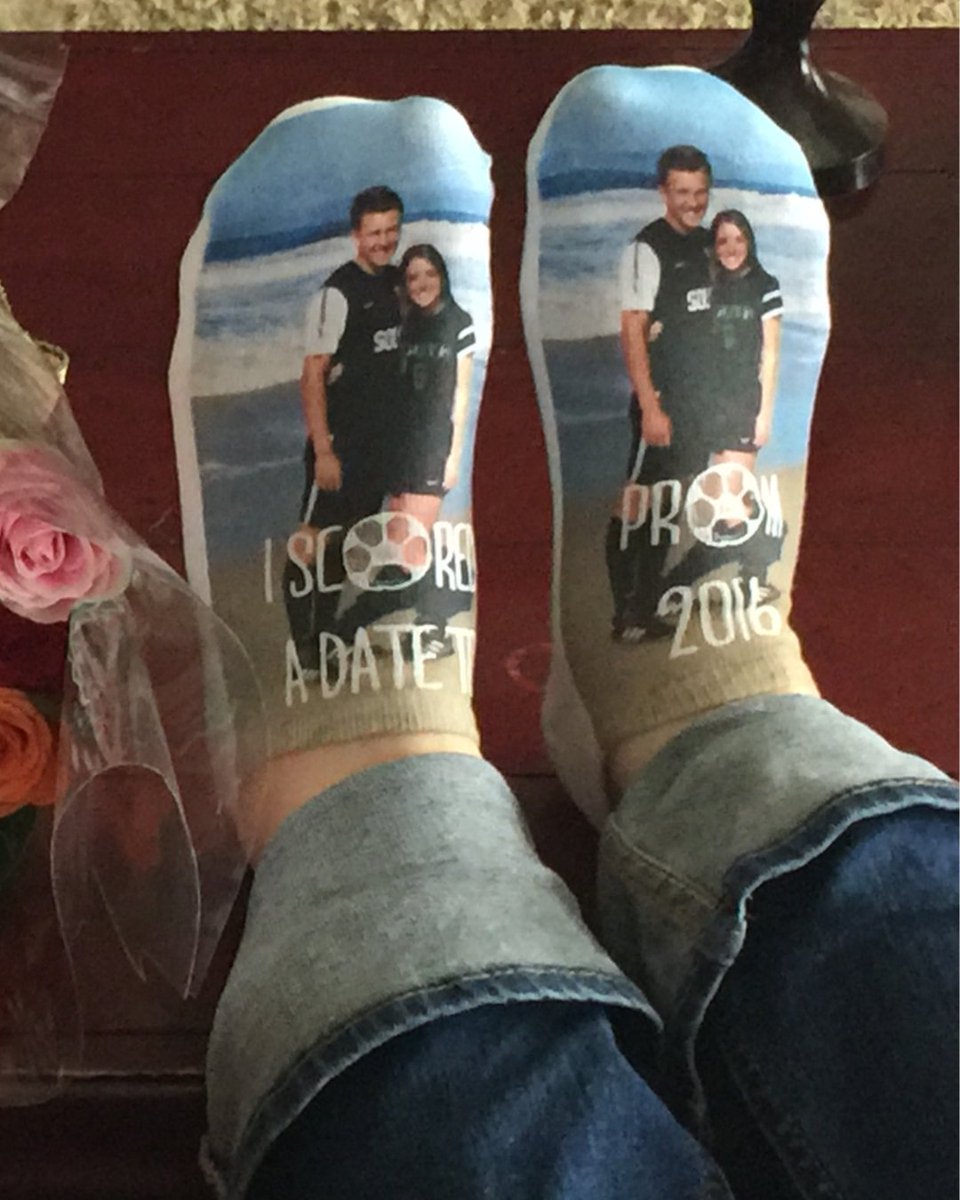 sockprints's tweet photo. #Flashback to a prom proposal a few years ago for our friend's soccer player son and his girlfriend. His pair asked her to prom and her pair had a fun photo of them in their soccer uniforms. 

#promposal #promproposal #prom #promposals #prom2023 #promseason https://t.co/EDuf4NGQ7r