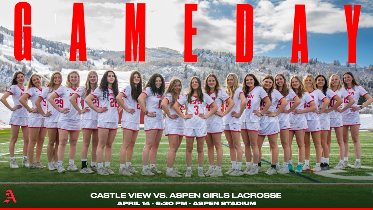 GAMEDAY
ASPEN GIRLS LACROSSE

vs. Castle View
6:30 PM
@ Aspen Stadium

We are all in this together.