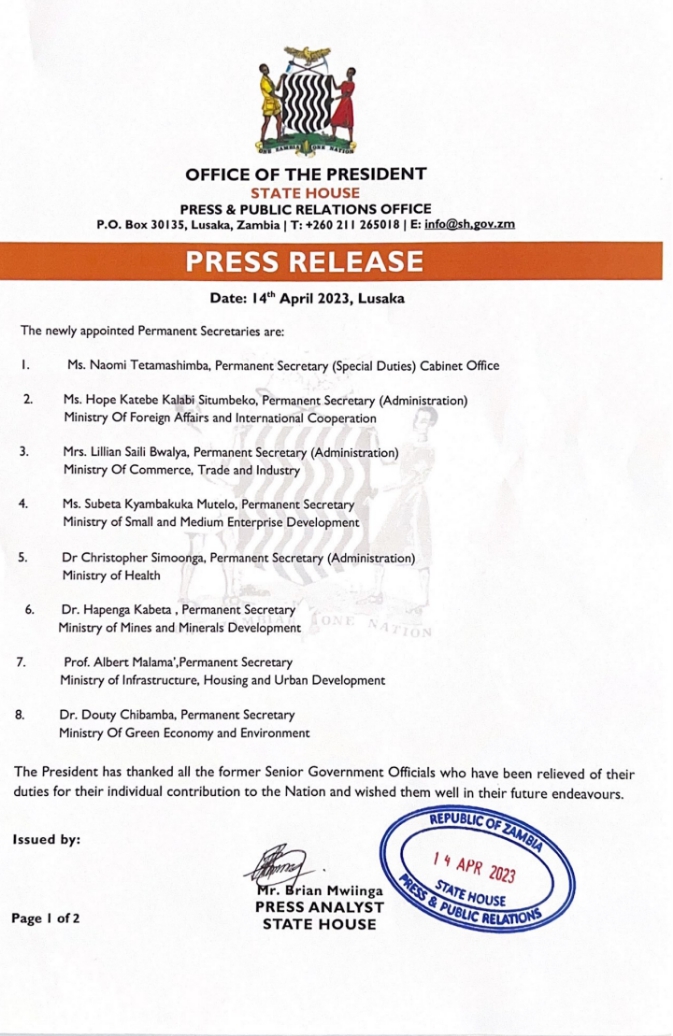 INSPECTOR GENERAL OF POLICE LEMMY KAJOBA FIRED!!