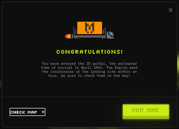 Just minted 5 🚀
LFG