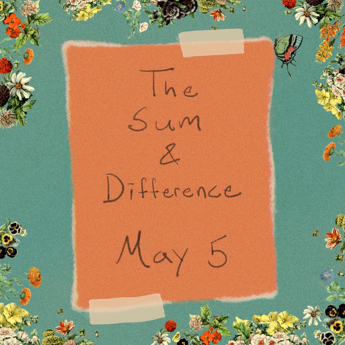 Token_jellyfish's tweet photo. It’s finally time! It’s finally here! 

       The Sum &amp; Difference

            Friday May 5th!

My first audio mural of my life. It feels like I’ve finally put the last punctuation to end this chapter of creation. This project is not just for me, it’s for everyone.
OUT MAY 5th! https://t.co/OElkUxm6xF