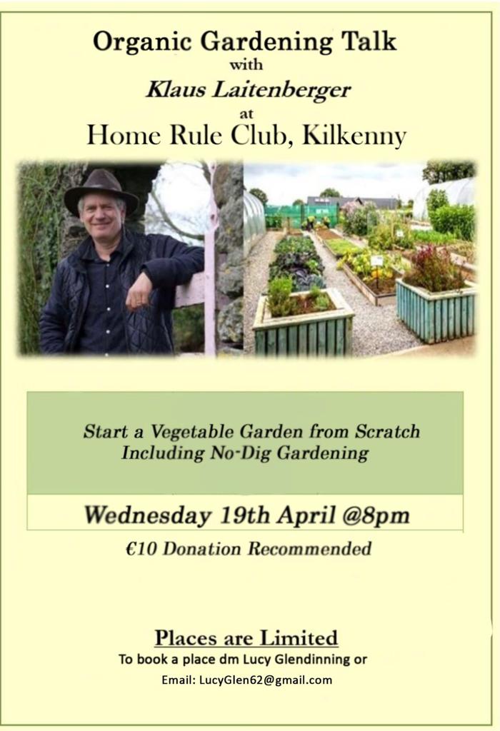 Organic gardening talk in Kilkenny next Wednesday