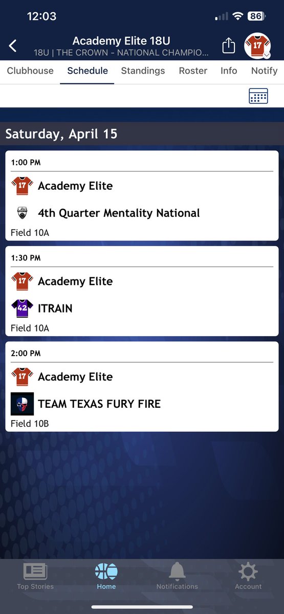 Coach_Martin318's tweet photo. @AcademyElite7v7 18u Let’s get it!!!! #Nationals #RoadToTheCrown #WolfpackNation #AllGasNoBreaks #ToastPeriod https://t.co/4FnZBCrmSP