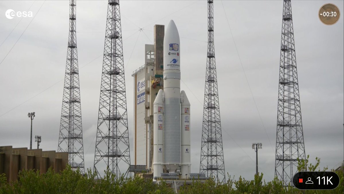 VE7GDH's tweet photo. ESA has successfully launched JUICE. The Jupiter Icy Moons Explorer will study 3 of Jupiter's Galilean moons: Ganymede, Callisto, and Europa, reaching Jupiter in 2031 after 8 years of travel, entering orbit around Ganymede in 2034. #JUICE #ESA #JUICEBABY #askESA #LIFE #CQDX https://t.co/7T3odCY4eE