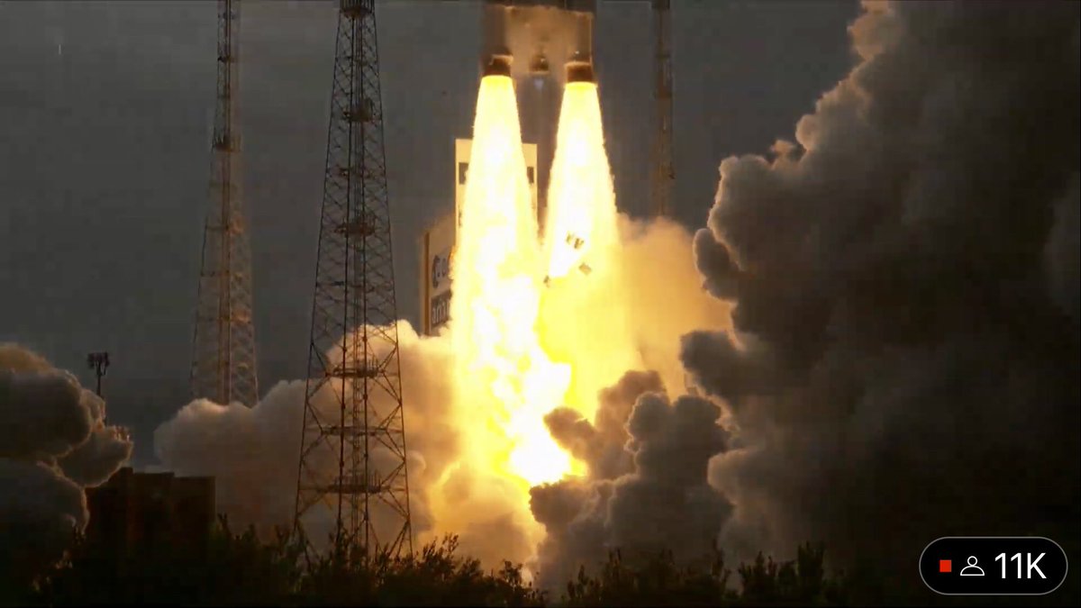VE7GDH's tweet photo. ESA has successfully launched JUICE. The Jupiter Icy Moons Explorer will study 3 of Jupiter's Galilean moons: Ganymede, Callisto, and Europa, reaching Jupiter in 2031 after 8 years of travel, entering orbit around Ganymede in 2034. #JUICE #ESA #JUICEBABY #askESA #LIFE #CQDX https://t.co/7T3odCY4eE