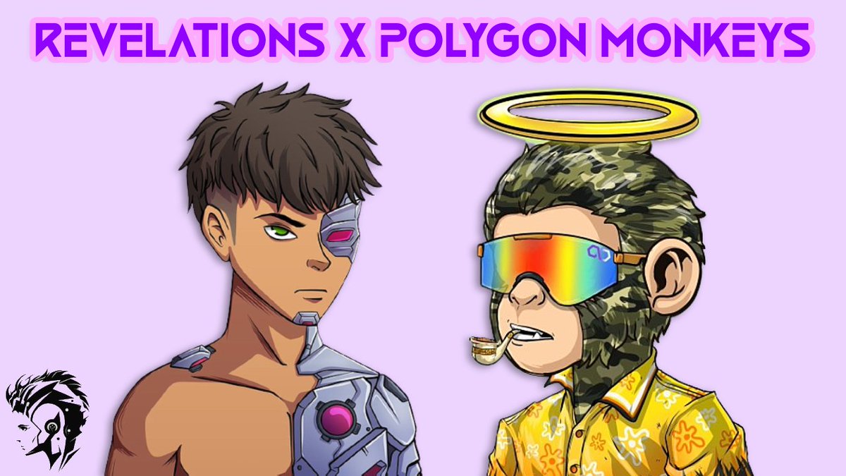 Collab Giveaway! 🏆

5X Revlist ✅
5X Polygon Monkeys WL ✅

To Enter:
-Like + RT
-Follow <a href="/Revelations_NFT/">Revelations 🟣 MINT LIVE!</a> + @PolygonMonkeys 
-Tag 2 Polygon friends! 

48 hrs. Good luck! 💜

#Polygon #PolygonNFT #PolygonGiveaway #Matic #NFTGiveaway