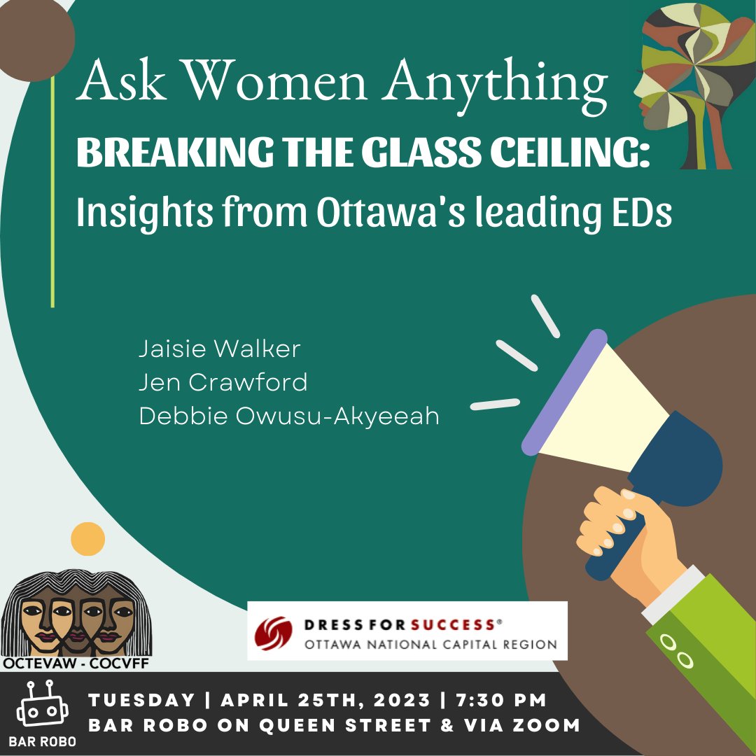 AskWomenAnyQs's tweet image. Our events will continue to be respectful, safe places to exchange ideas. With this in mind, grab a free ticket and come with us on April 25th! 
@OCTEVAW @kaylaspag 
eventbrite.ca/e/breaking-the…