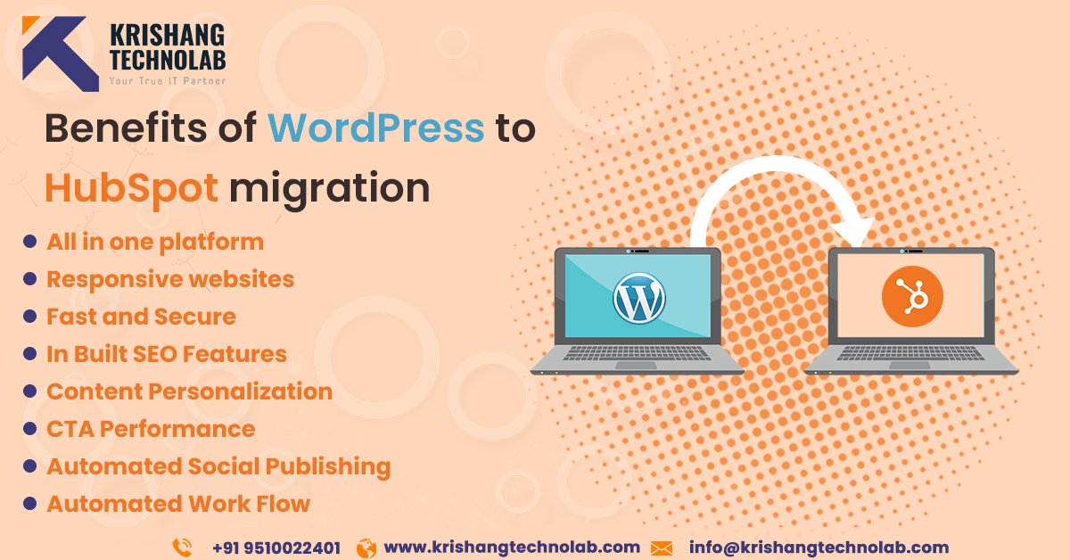 krishangtechn's tweet image. What are the benefits of WordPress to HubSpot migration
For More Information feel free to contact us : bit.ly/41r3KO1
#hubspot #Hubspotmigration #wordpresstohubspot #HubSpotDevelopment #CMS #HubSpotCommunity #hubspotwebsite
#krishangtechnolab