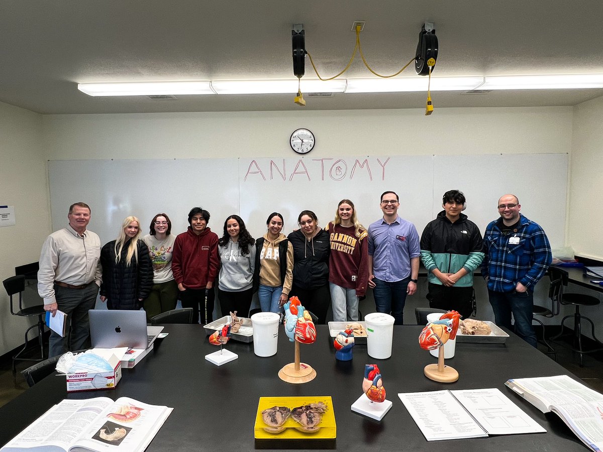 Outreach is one of my FAVORITE parts of being an anatomy professor <a href="/LinfieldUniv/">Linfield University</a>! Yesterday we hosted Willamette Career Academy, and these students were AWESOME! Juniors in high school and their enthusiasm for material and brightness was 🤯