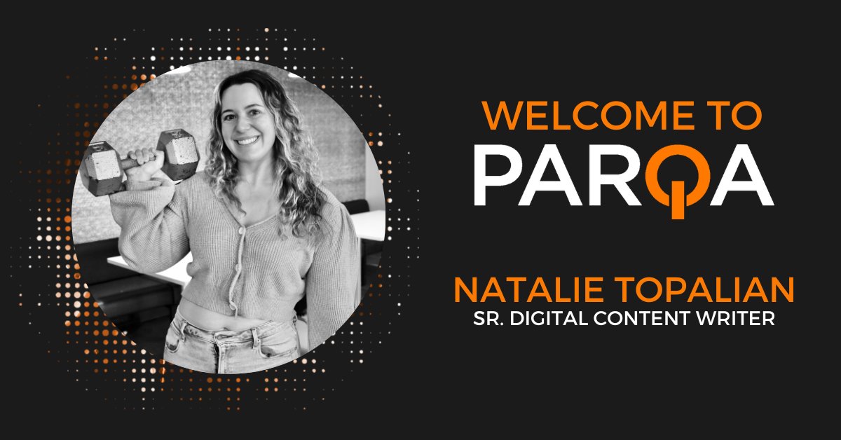 Parqa4Staffing's tweet photo. We are thrilled to introduce you to our newest creative superstar, Natalie Topalian! 🌟 As our Sr Digital Content Writer, Nat has already made an enormous impact on our team and clients with her stellar content! Welcome to PARQA, Nat!

#TeamPARQA #LifeAtPARQA https://t.co/uYuCOyUusI