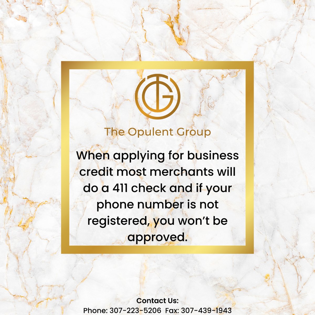 Worried about business credit? The Opulent Group has your back! 

#financialliteracy #mortgage #funding #businessowner #crediteducation #realtor #experian #personalcredit #smallbusiness #fixyourcredit #loans #finance #creditispower #studentloans #creditrepairspecialist #equifax