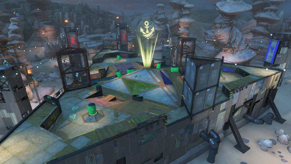 NintendoES's tweet image. En el festival Splatoon × The Legend of #Zelda, los combates tricolor tendrán lugar en un escenario único. ¡No pierdas la ocasión de ponerlo todo perdido de tinta en este homenaje de lo más triangular!