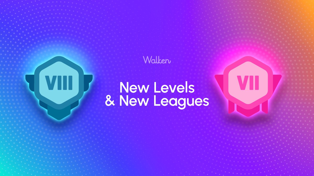 ⚡️ OPENING UP NEW HORIZONS

🔔 We're thrilled to announce the upcoming introduction of NEW LEVELS &amp; COMPETITION LEAGUES.
Read on: t.me/walken_channel…

#walken_io