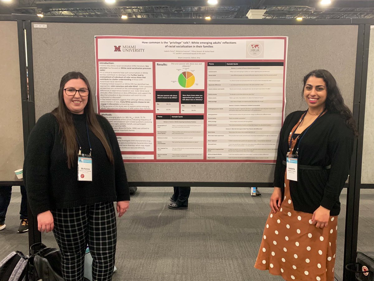 McKenna Freeman Ackon (she/her) (@mckennaackon) on Twitter photo Had an amazing time talking and sharing our work on white racial socialization with everyone at last nights poster session! #SRA2023 @bella_tomei (missing other team members <a href="/ttkstew/">Tiffany KS</a> and <a href="/VaishaliRaval4/">Vaishali Raval</a> !) Had an amazing time talking and sharing our work on white racial socialization with everyone at last nights poster session! #SRA2023 @bella_tomei (missing other team members <a href="/ttkstew/">Tiffany KS</a> and <a href="/VaishaliRaval4/">Vaishali Raval</a> !)